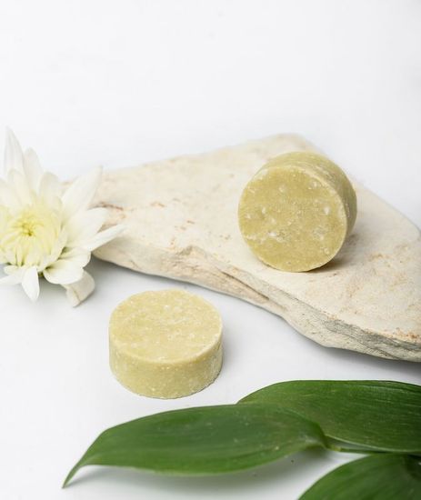 Шампунь твёрдый Greena Avocadova с пудрой ним и крапивой (пробник), 10 г