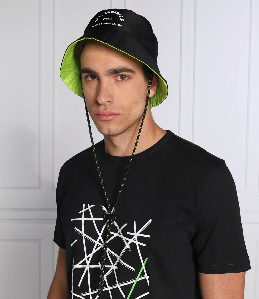 двусторонняя шляпа Karl Lagerfeld - лимонный(225M3402)