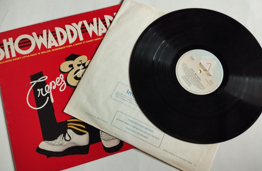 Винтажная виниловая пластинка LP Showaddywaddy Crepes and Drapes (UK 1979)