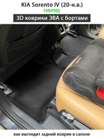 Автомобильные коврики ЭВА с бортами для KIA Sorento IV (20-н.в.) гибрид