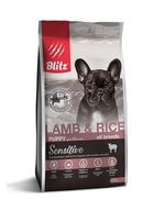 Blitz 500г Sensitive Puppy Lamb&Rice Сухой корм для щенков Ягненок и рис