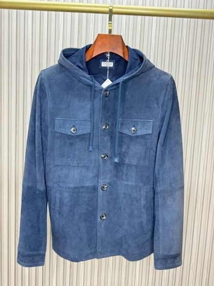 Замшевая куртка Brunello Cucinelli