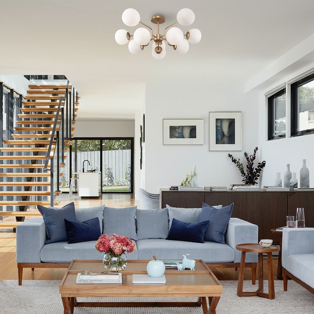 Люстра на штанге Maytoni Erich MOD221PL-10G