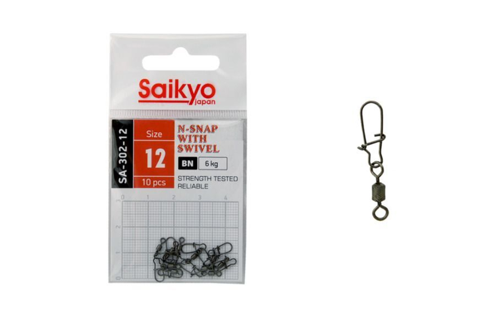 Вертлюг с застежкой Saikyo SA-302