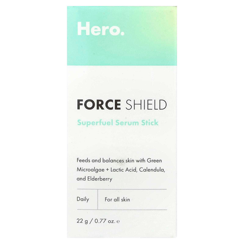 Hero Cosmetics, Force Shield, сыворотка-стик Superfuel, 22 г (0,77 унции)