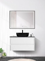 Тумба с раковиной и столешницей BelBagno KRAFT 80 Bianco Opaco