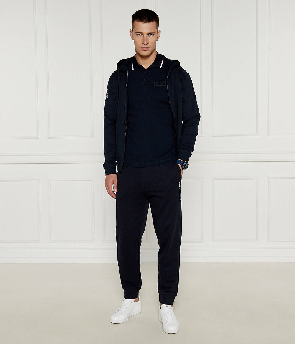 Поло EA7 - темно-синий(6DPF07 PJVUZ)