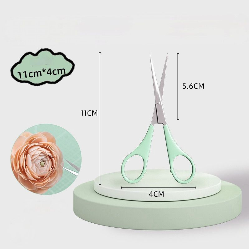 Ножницы и кусачки для флористической проволоки / Набор из двух инструментов для лепки декоративных цветов из сахарной мастики, глины, холодного фарфора