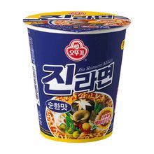 Лапша быстрого приготовления Джин рамен не острая Ottogi Jin Ramen Mild 65 г