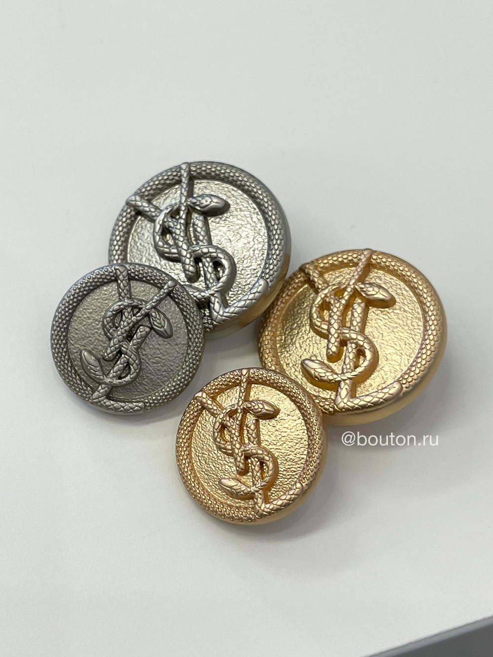 Пуговицы СЛ серебро