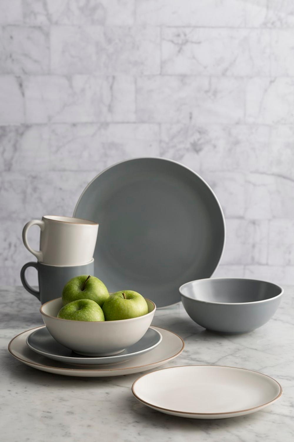 Набор обеденной посуды classic, кремовый, 12 пред.