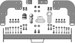 Фаркоп с эл-кой Smart для Mercedes Sprinter 1995-2006, Classic 2013-2018 (оцинк. Шар)(паспорт и сертификат в комплекте) 91202-FE.Motodor