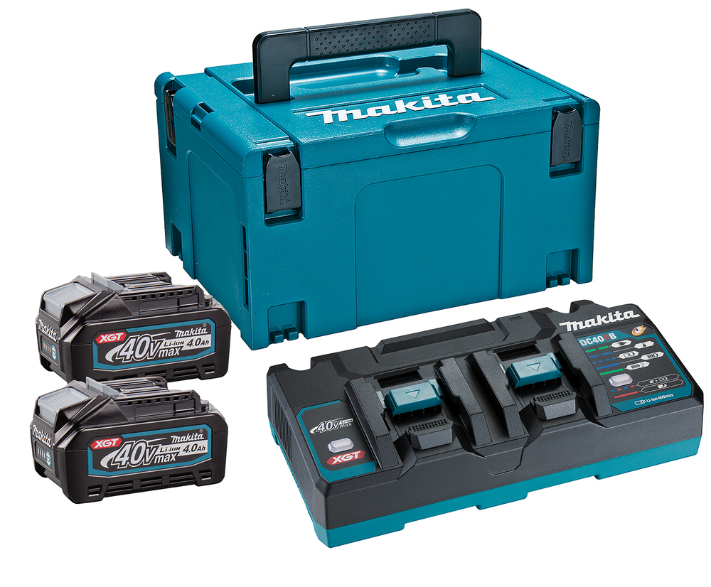 Набор PSK (BL4040*2+DC40RB*1+TYPE3 CPC) Makita 191U04-0 40В 2 x 4,0 Ач DC40RB Makpac Тип 3