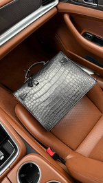 Портфель Hermes из кожи крокодила