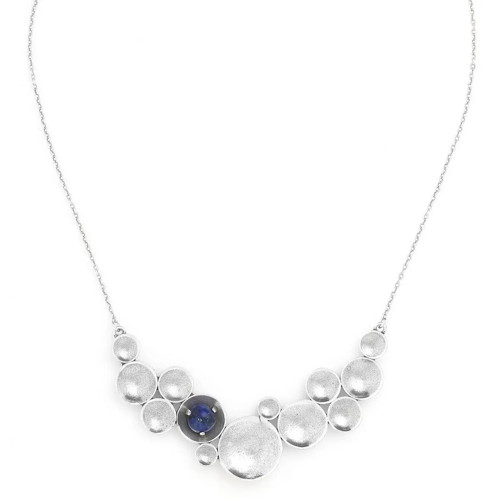 Колье ORI TAO, Jimili, с лазуритом, OT24.2-15-31830 (серебристый)