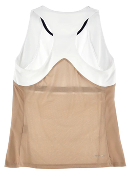 Женский топ теннисный Lotto Tech V D1 - irish beige