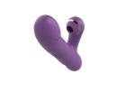 Силиконовый вибратор с возвратно-поступательной стимуляцией SW24126-purple