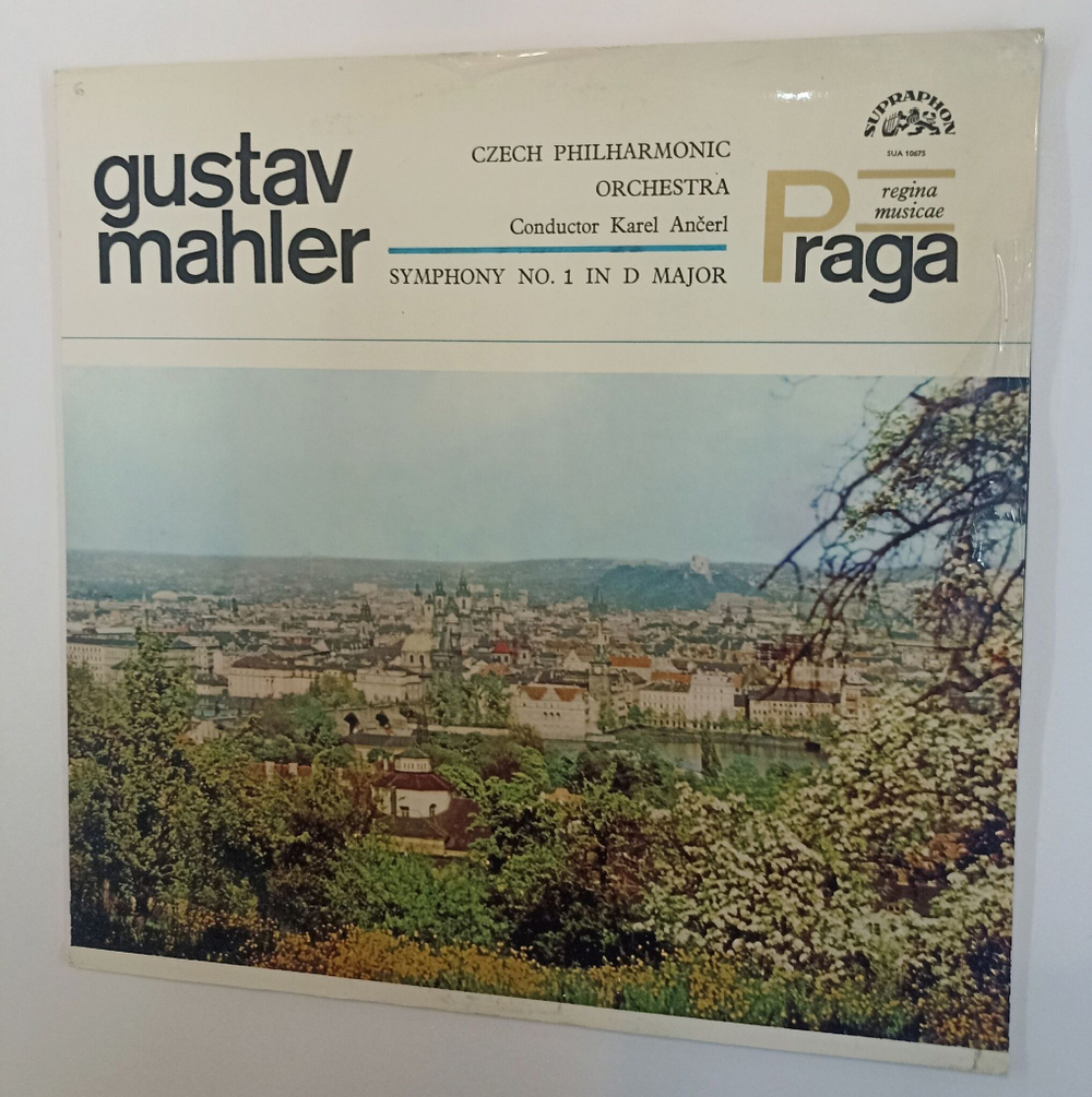 Винтажная виниловая пластинка LP Gustav Mahler Густав Малер Ceska Filharmonie Ridi Karel Ancerl Symphony No. 1 In D Major (Чехословакия 1968)