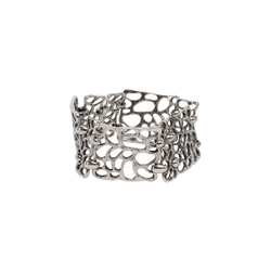 "Индиго" браслет в серебряном покрытии из коллекции "Гауди" от Jenavi с замком пряжка