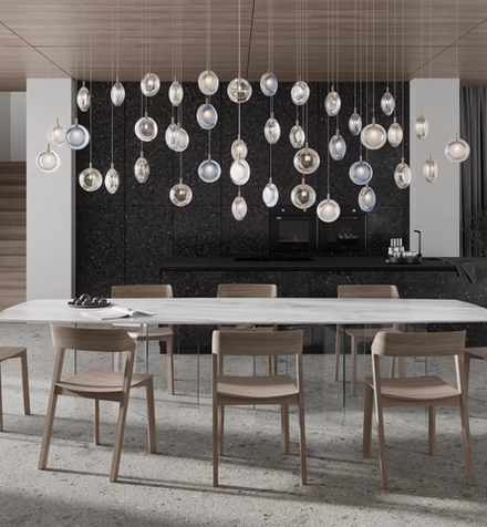 Pendant design lamp Lens by Bomma