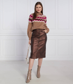 юбка Liu Jo - коричневый(CF2285 E0801)