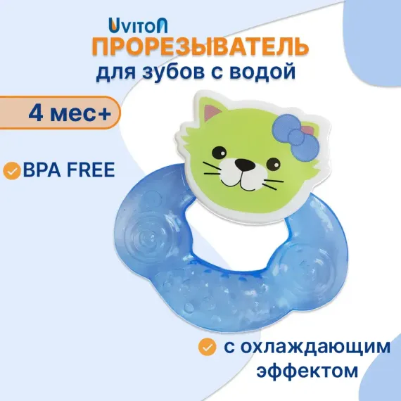 Прорезыватель Uviton Dotty cat в ассортименте