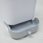 Ерш для туалета силиконовый с подставкой, 10*9*42см