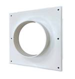 Фланец 200х200 мм квадратный на трубу 160 мм, ФКВ 160 для присоединения воздуховодов