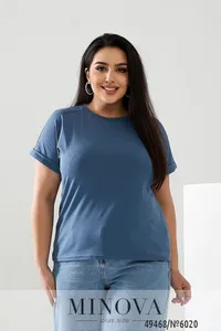 Футболка 6020-джинс Minova