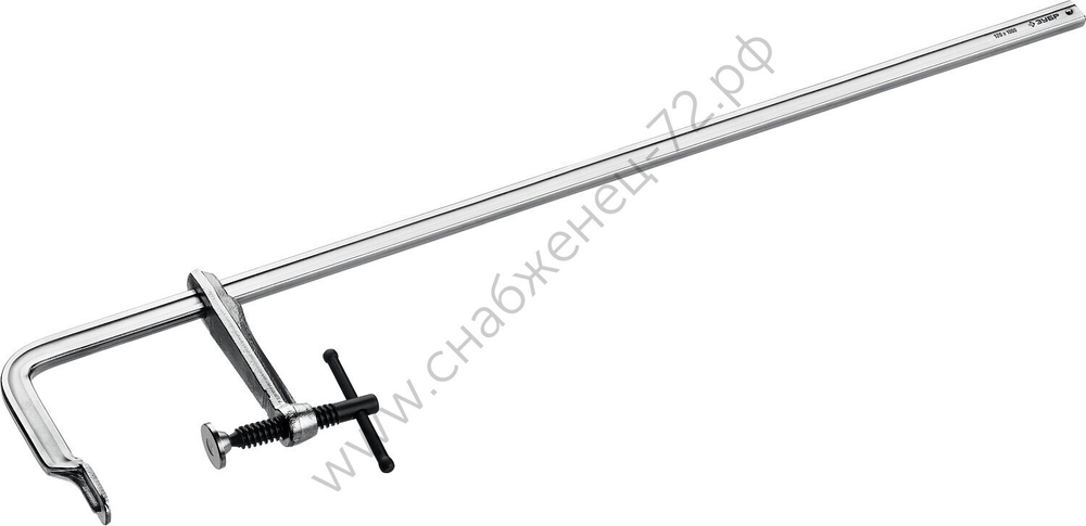 ЗУБР КС-1000/120 1000х120 мм, Цельнокованая струбцина F (32157-120-1000)