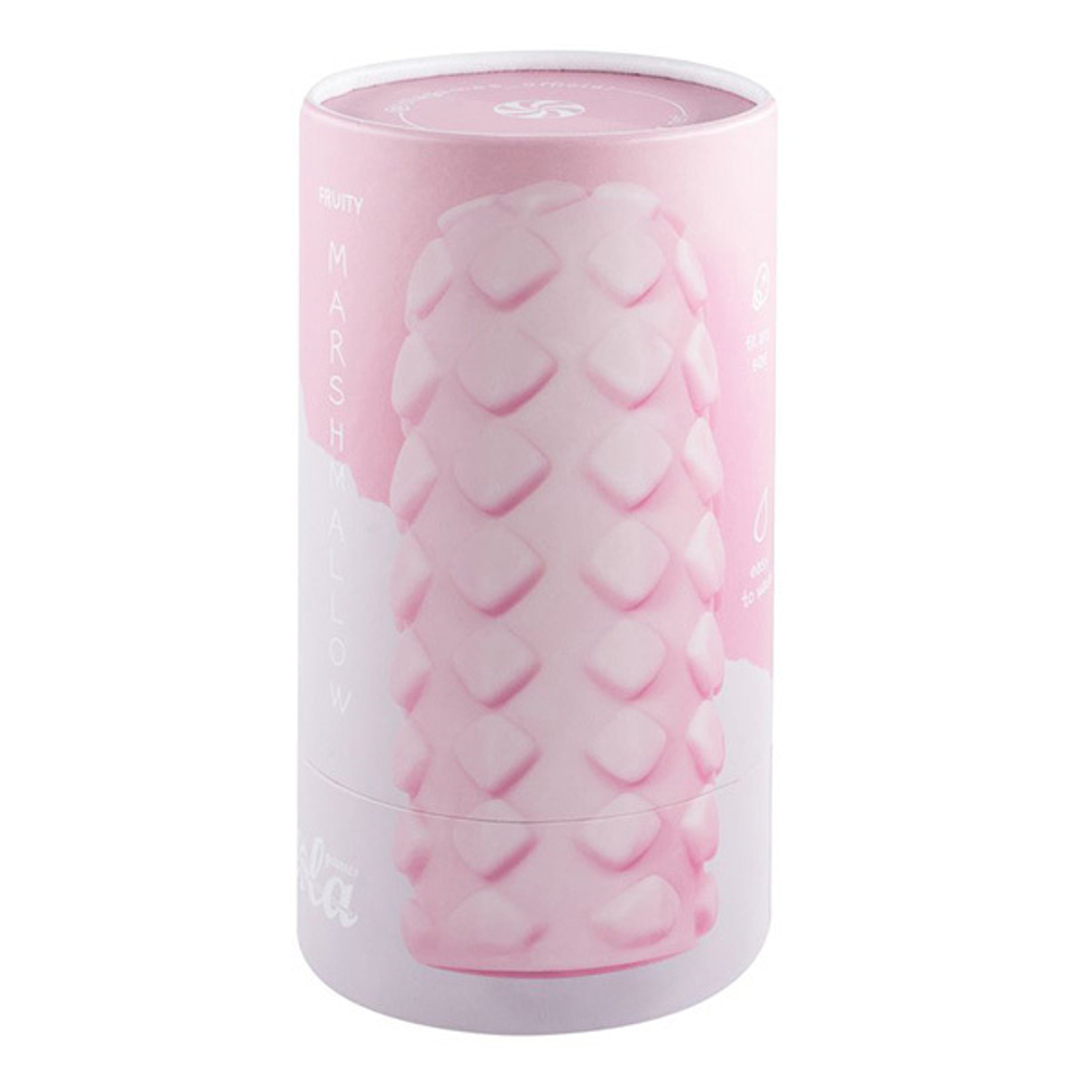 Розовый мастурбатор 14см Lola Games Marshmallow Maxi Fruity 8073-02lola