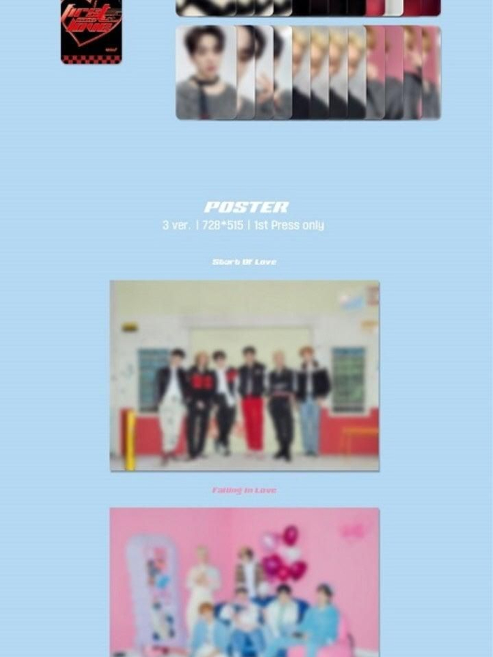 Альбом WEi - Part.1 : First Love 4th Mini Album 3 Version SET