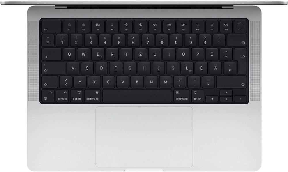 Ноутбук Apple MacBook Pro 14 M1 Pro 2021 MKGT3B/A Apple M1 Pro 10-core 16Gb SSD 1Tb 16-core Graphics 14,2 (3024x1964) Cam 69,6Вт*ч MacOS Silver Серебристый