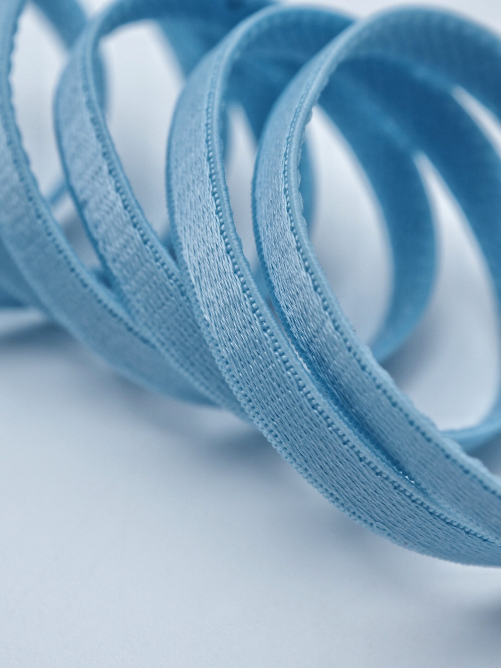 Резинка бретелечная цвет небесно-голубой глянцевая ширина 10 мм