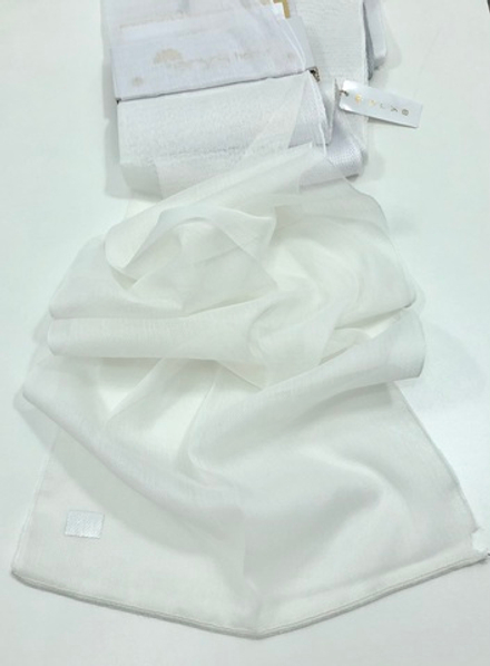 Тюль "ёлочка" мелкая Arya арт. Jeneva col v02 молочный (высота 330 см, Турция)