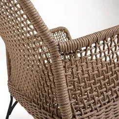 Плетеный стул Novak бежевый