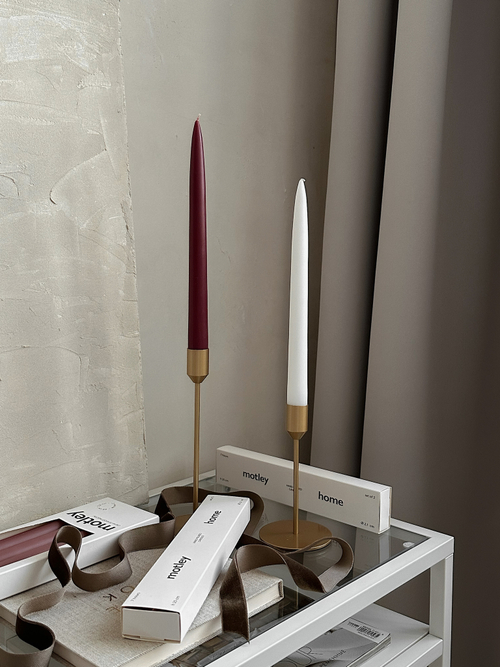 Свечи классические Motley 2 шт | черные