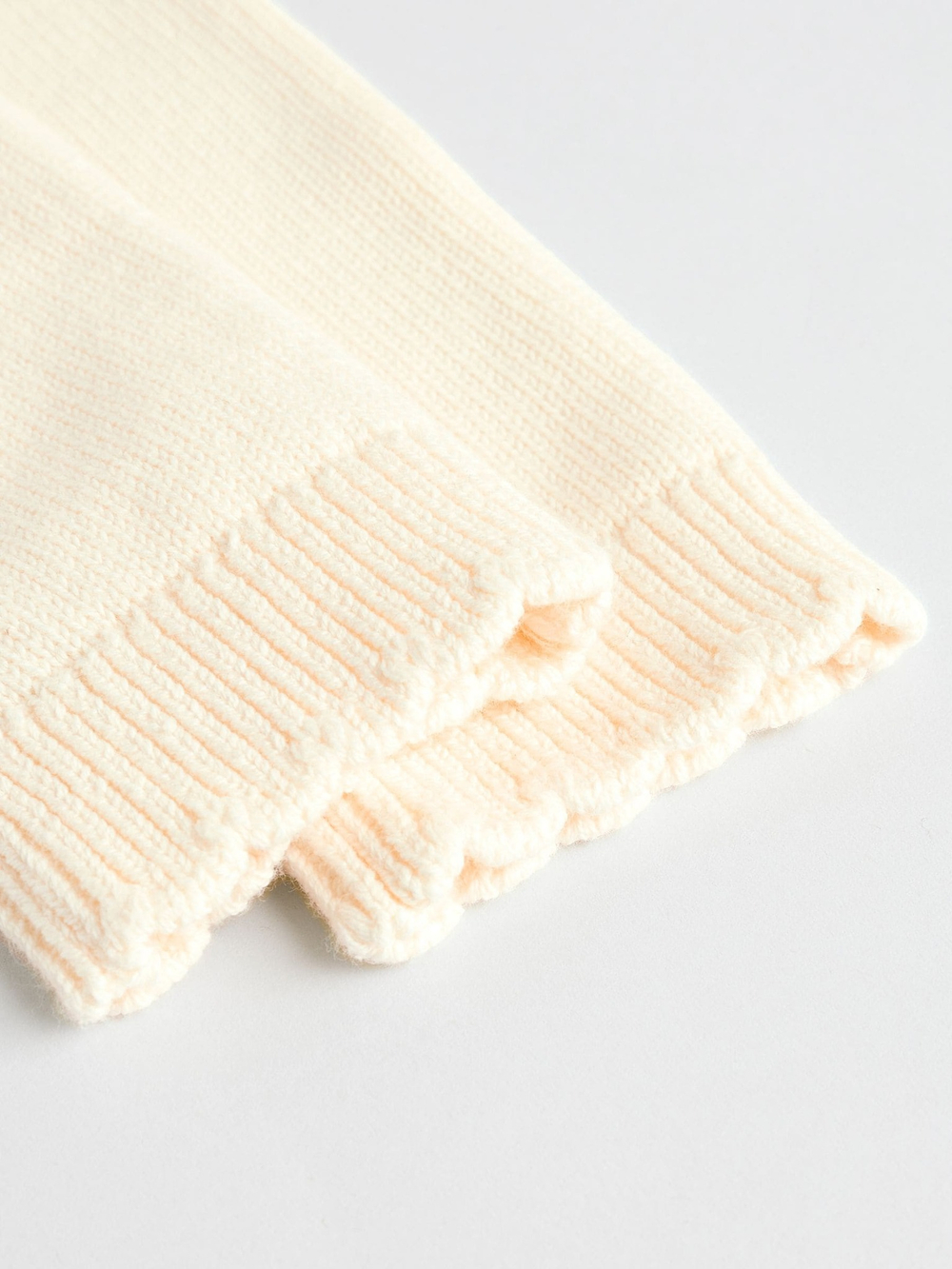 Вязаный кардиган и брюки в комплекте для девочек Next AW7-040, Белый