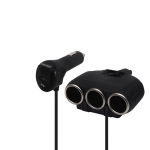 Разветвитель авто Olesson NO.1634 (USB/3роз+Вольтметр)