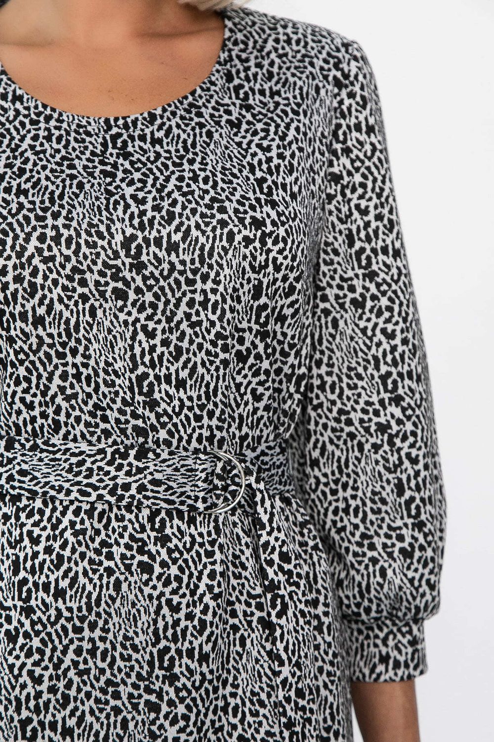 Платье Феличита (черное/лео) П14034-19М LT Collection