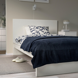 IKEA TRATTVIVA  (ИКЕА ТРАТТВИВА)  -  Покрывало, черно-синее, 150x250 см