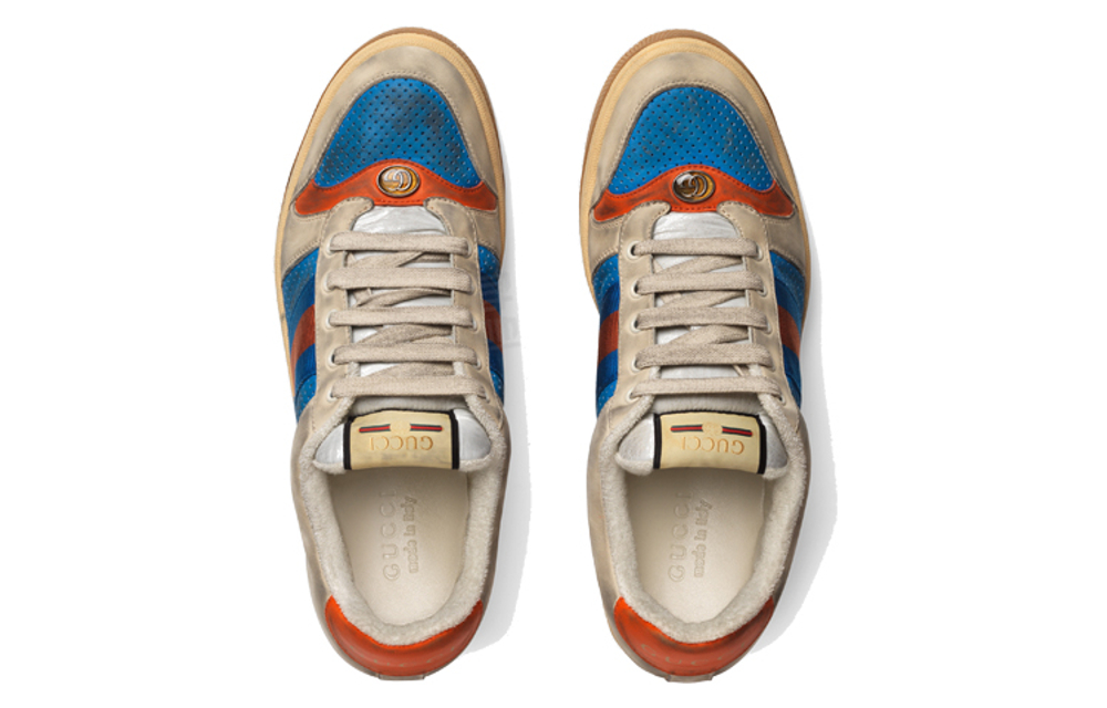 Gucci Screener Leather Sneaker Gg