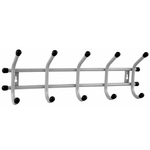 Вешалка настенная "Уют 5" 5 крючков, 460*75*160мм, цвет серый металлик