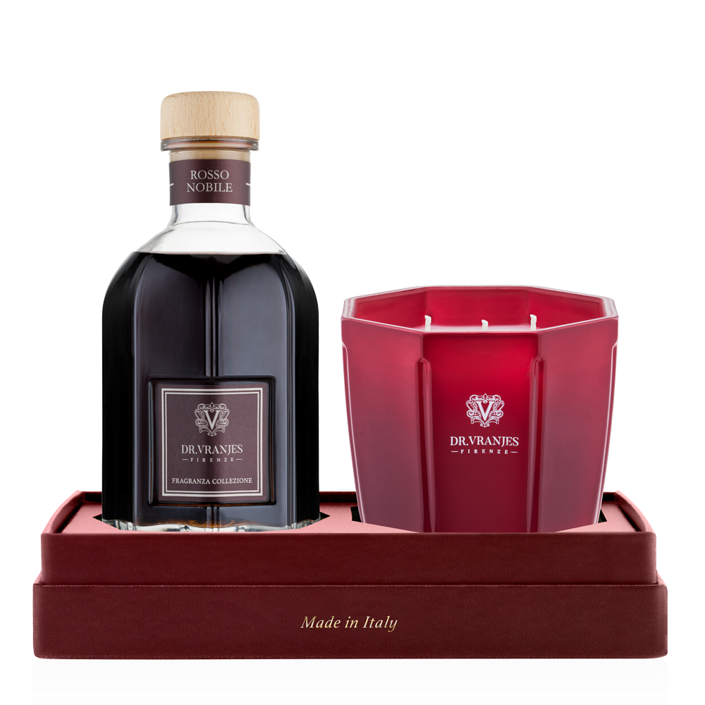 Dr. Vranjes Rosso Nobile диффузор 500 мл со свечой 500 г (аромат благородное красное вино)