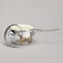 КОВШ ЭМАЛИРОВАННЫЙ СЕРИЯ "FAMILY HOUSE" 0,9Л, ДИА 14 СМ