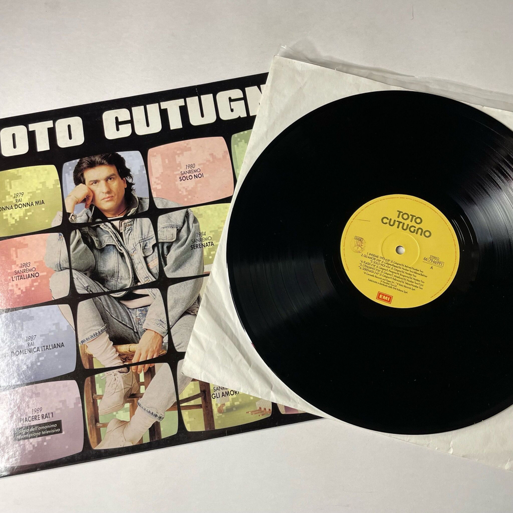 Винтажная виниловая пластинка LP Toto Cutugno (Italy 1990)