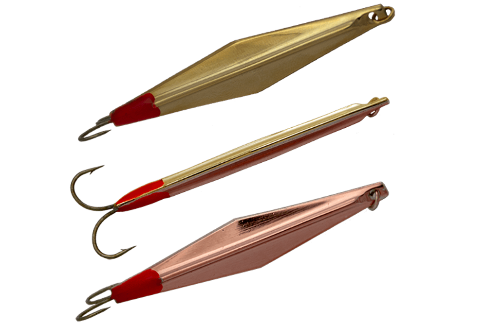 Блесна вертикальная ECOPRO Joker,  70мм, 11гр, золото/медь (G/C)