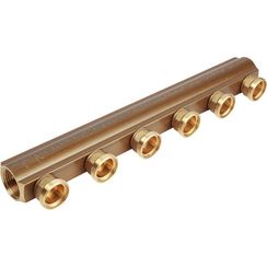 Коллектор Giacomini с отводами НР 1 1/4 x 18 /6, R551SY046