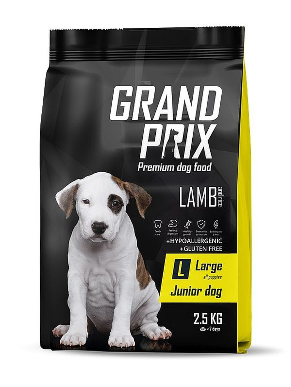 GRAND PRIX. Сухой корм с ягненком для щенков собак крупных пород 2,5 кг