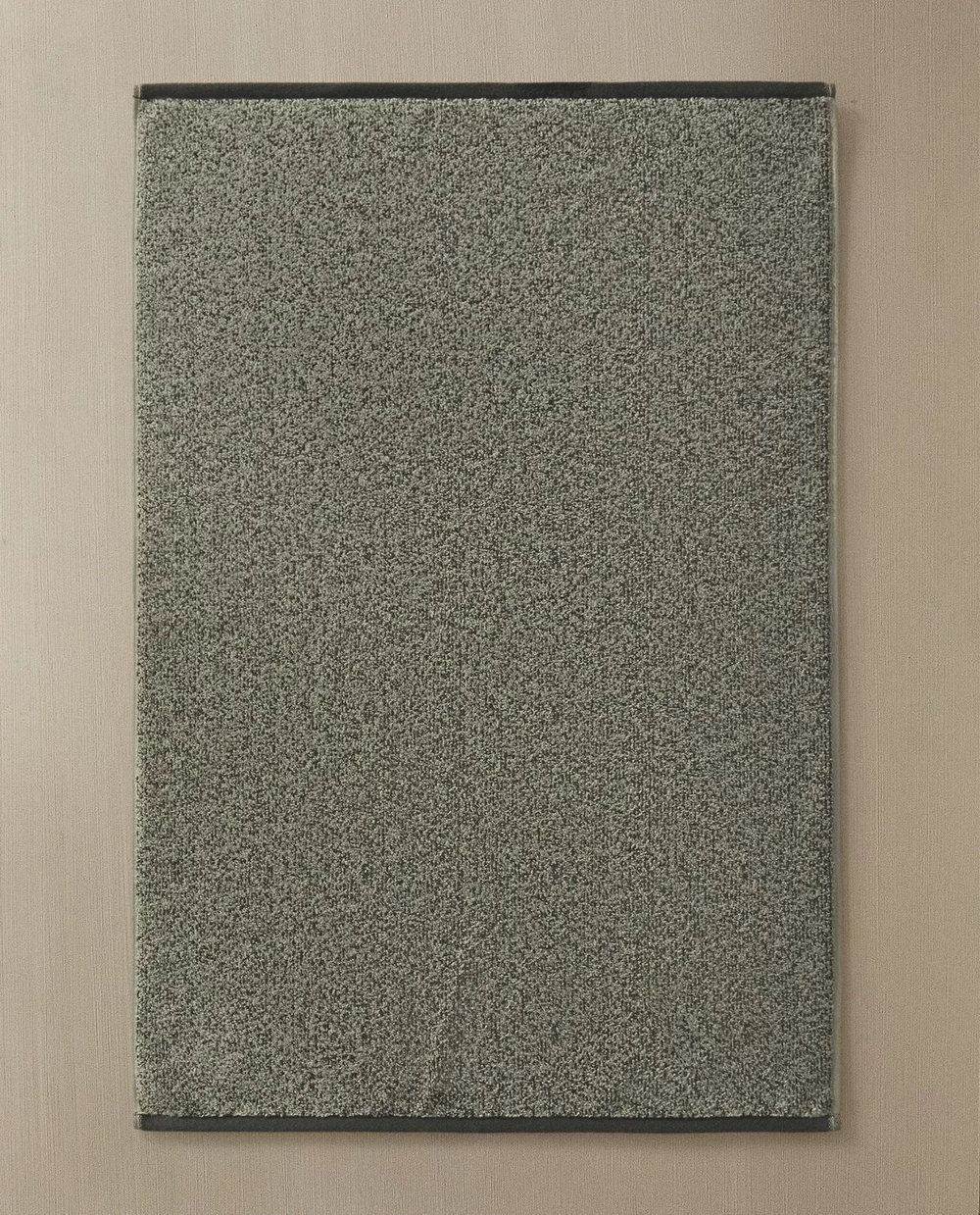 Zara Home - Коврик для ванной с эффектом меланжа, зеленый, 60x90 см